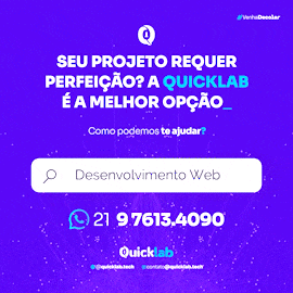 Anuncio de serviços de outsourcing e outros da Quicklab
